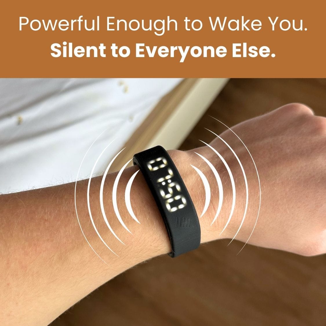 Stamny Pulse Band - Silent Vibration Alarm for Deaf & HoH